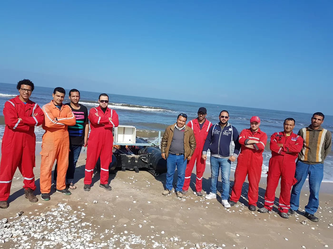 GeoGiza crew in the field