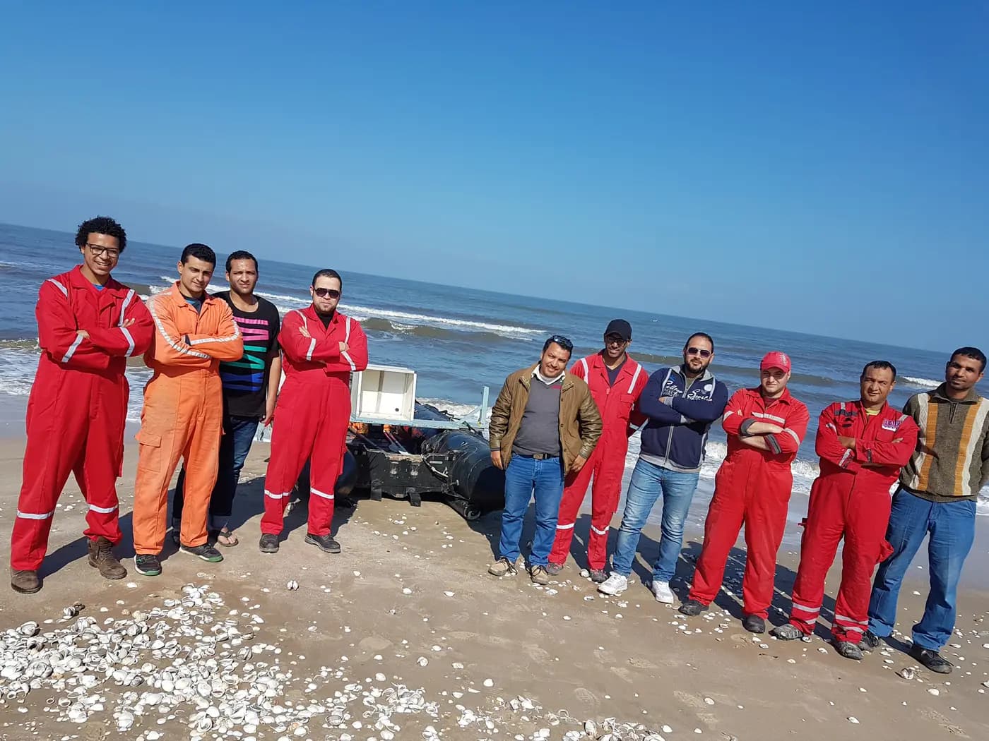 GeoGiza crew in the field