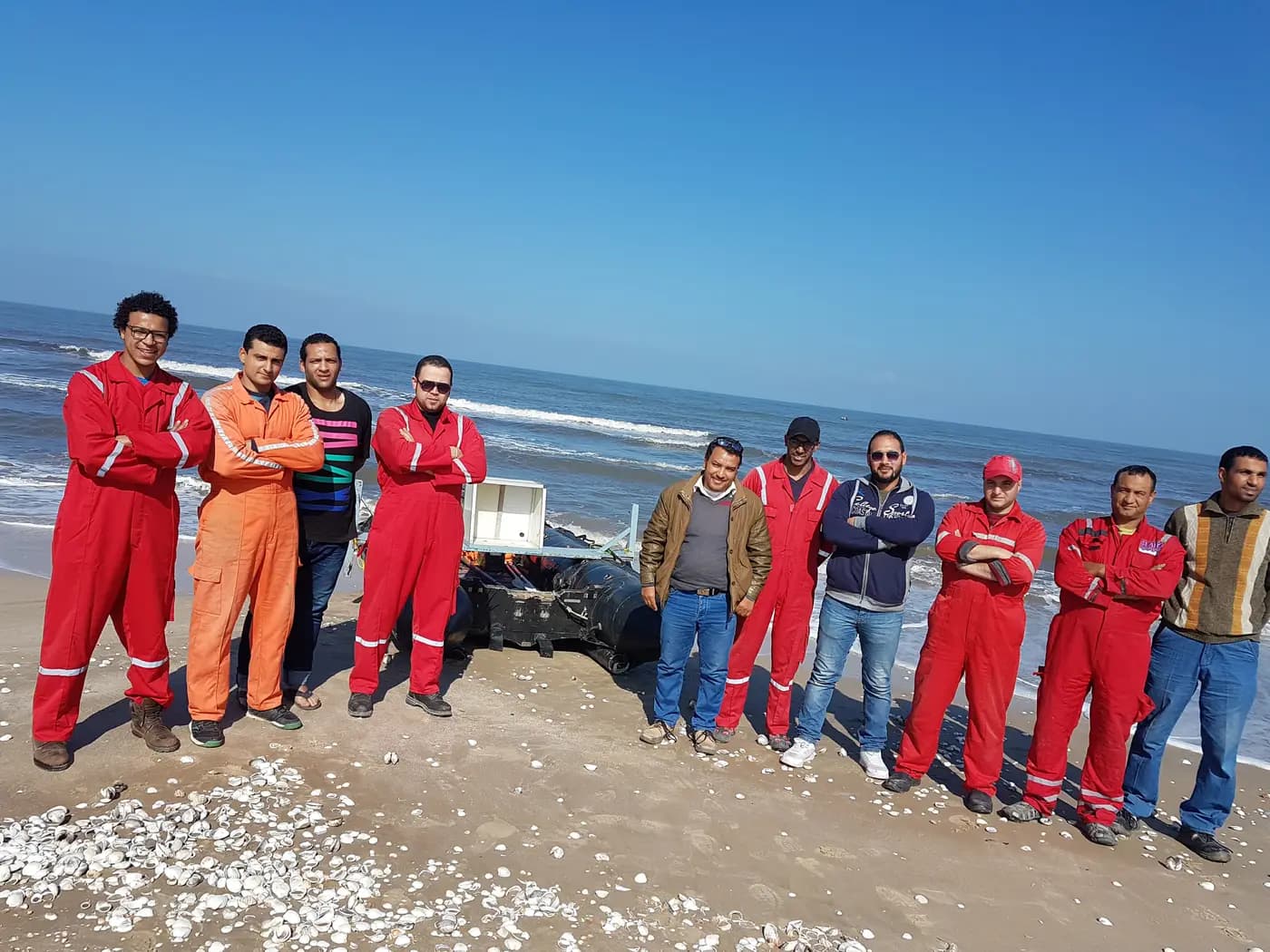 GeoGiza crew in the field