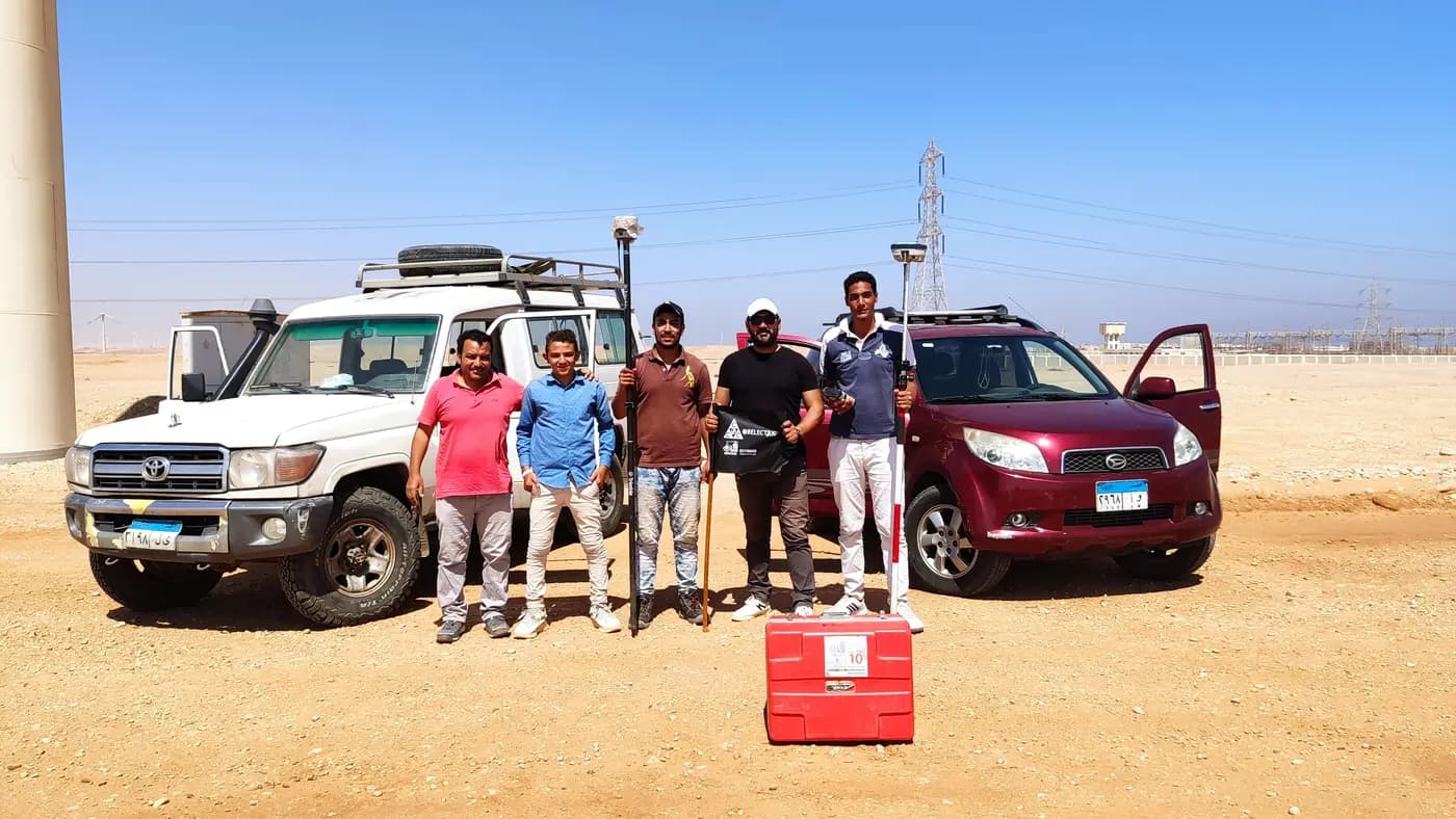 GeoGiza crew in the field