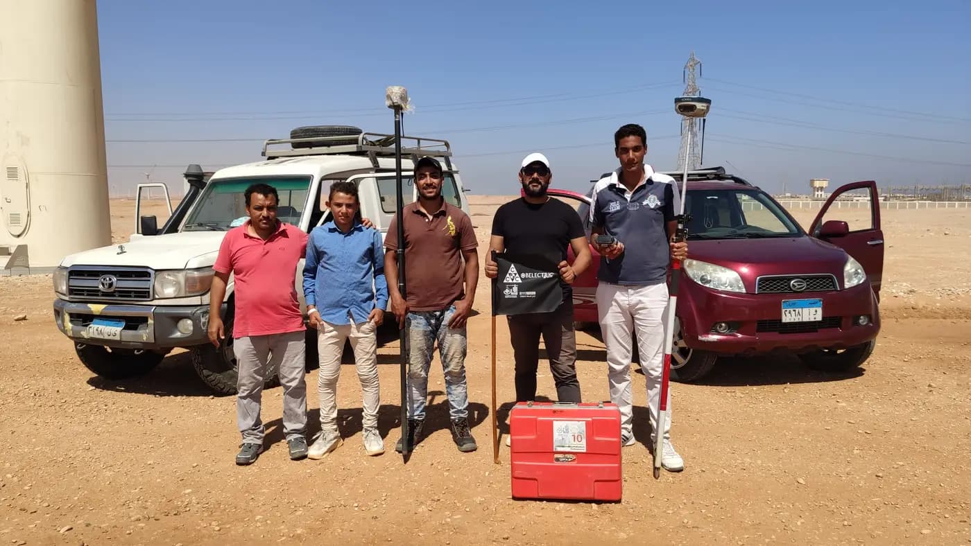 GeoGiza crew in the field