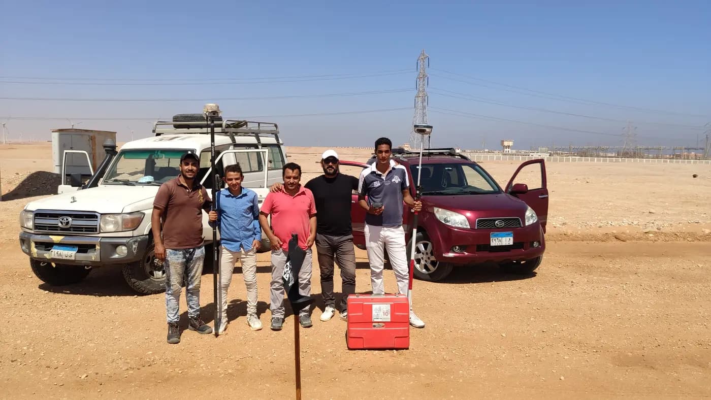 GeoGiza crew in the field