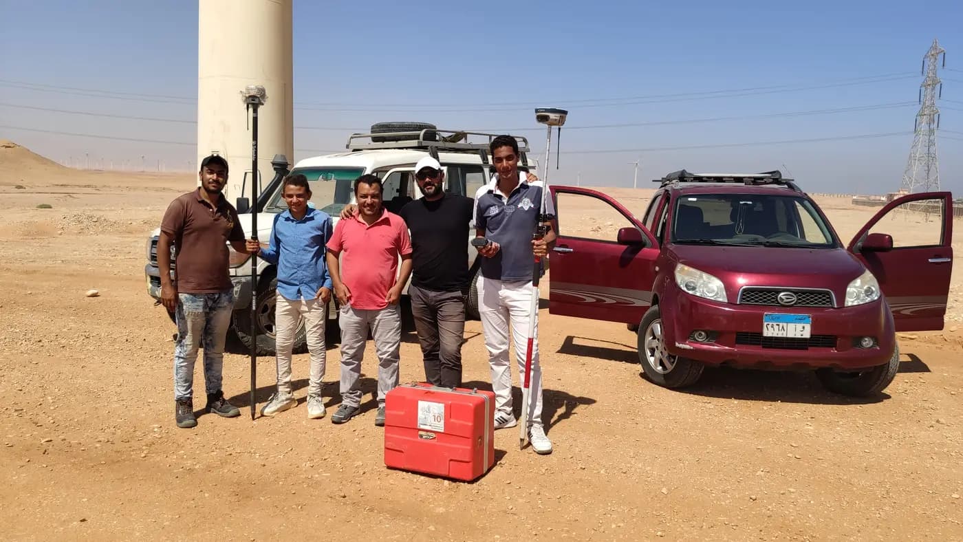 GeoGiza crew in the field