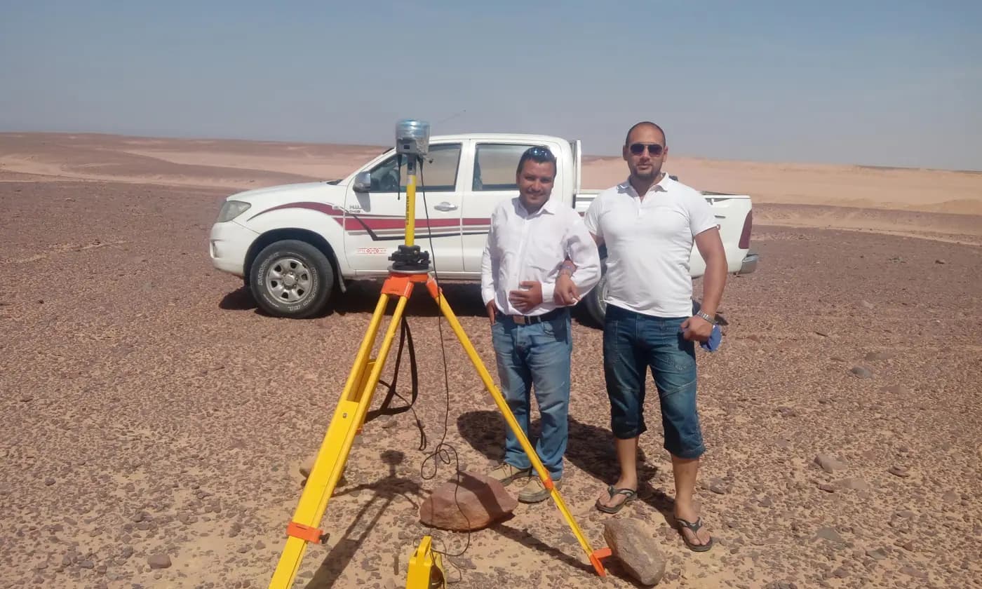 GeoGiza crew in the field
