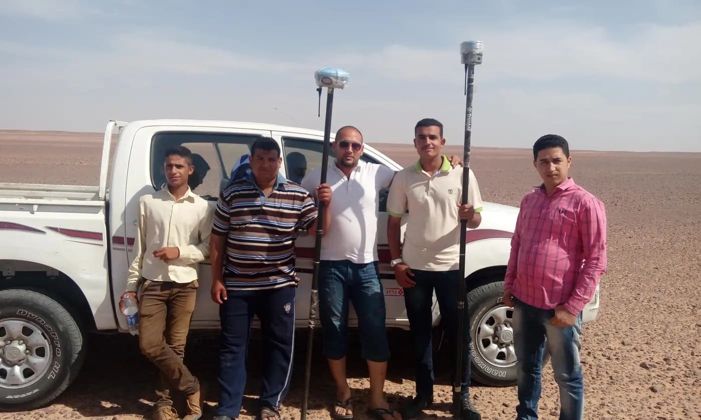 GeoGiza crew in the field